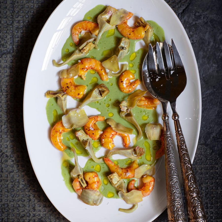 Piatto di cucina di ricerca